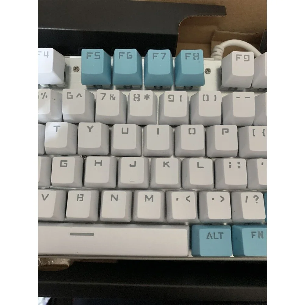 Deiog DY-101 Professional Competitive Mechanical Keyboard Used Minimal Teal